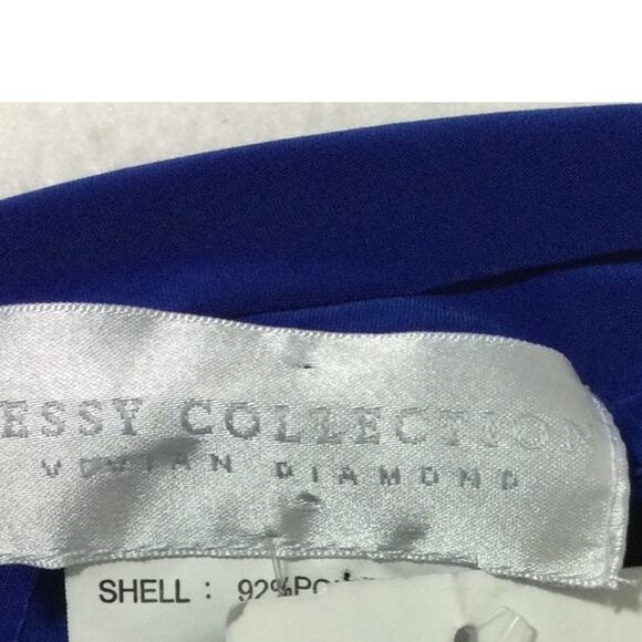 DESSY COLLECTION XS Royal Blue Convertible Multi-way Formal Maxi Dress NEW B52 - Picture 4 of 6